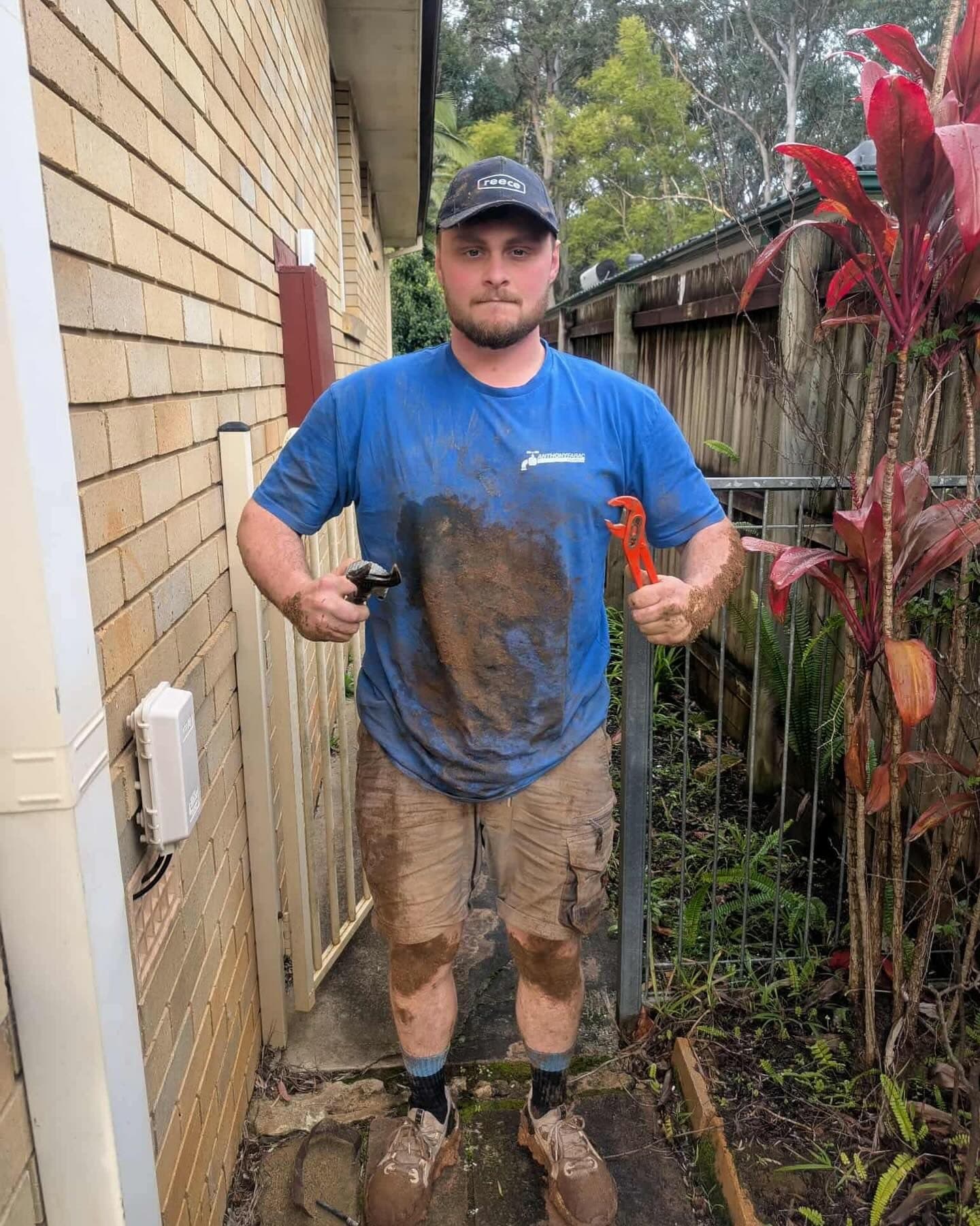 AFP plumber attending hot water and plumbing job