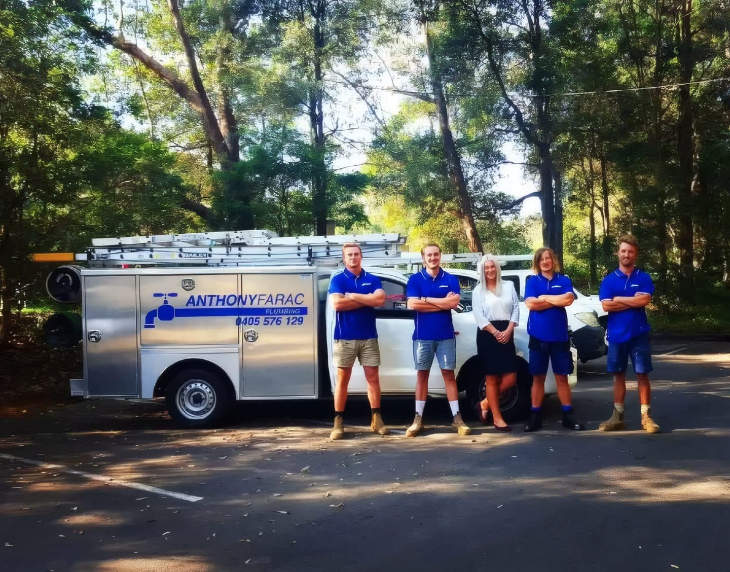 Anthony Farac Plumbing service vehicle, Lane Cove NSW