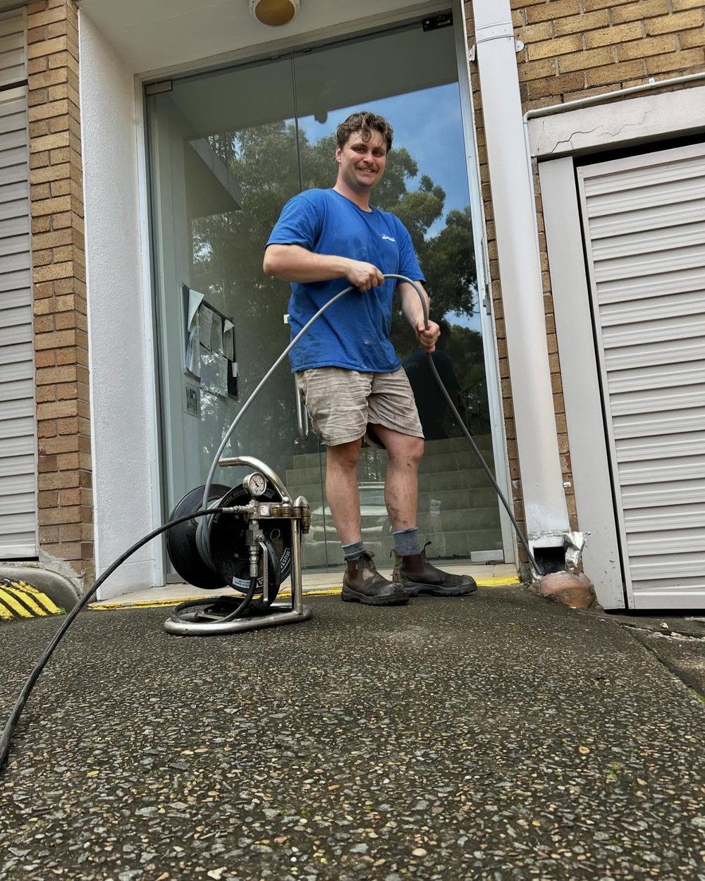 Jet Blasting — Anthony Farac Plumbing, Lane Cove